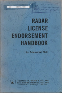 Radar License Endorsement Handbook