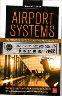 Airport Systems Planning, Design, And Management