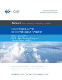 Annex 3 Meteorological Service For International Air Navigation (E-Book)
