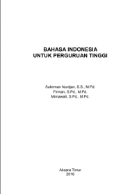 Image of Bahasa Indonesia Untuk Perguruan Tinggi (E-Book)