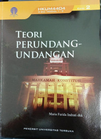 Teori Perundang - Undangan