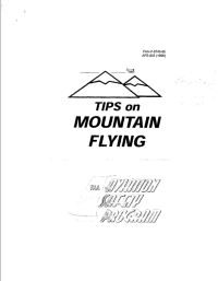 Tips On Mountain Flying (E-Book)