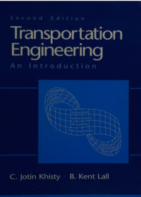 Transportation Engineering an Introduction